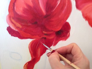 Poppie Painting-Step 2